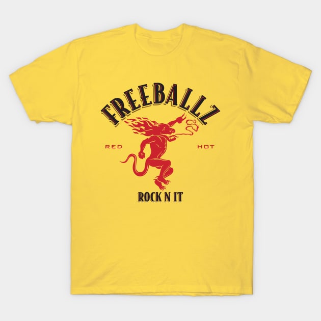 Red Hot Freeballz T-Shirt by Freeballz